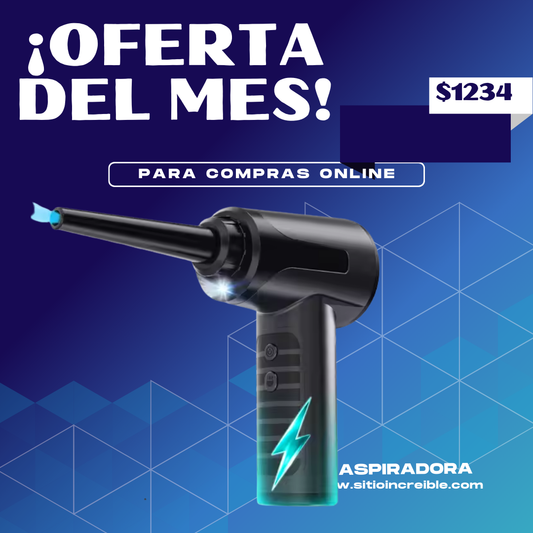 MINI ASPIRADORA PORTATIL PLUS 4 en 1
